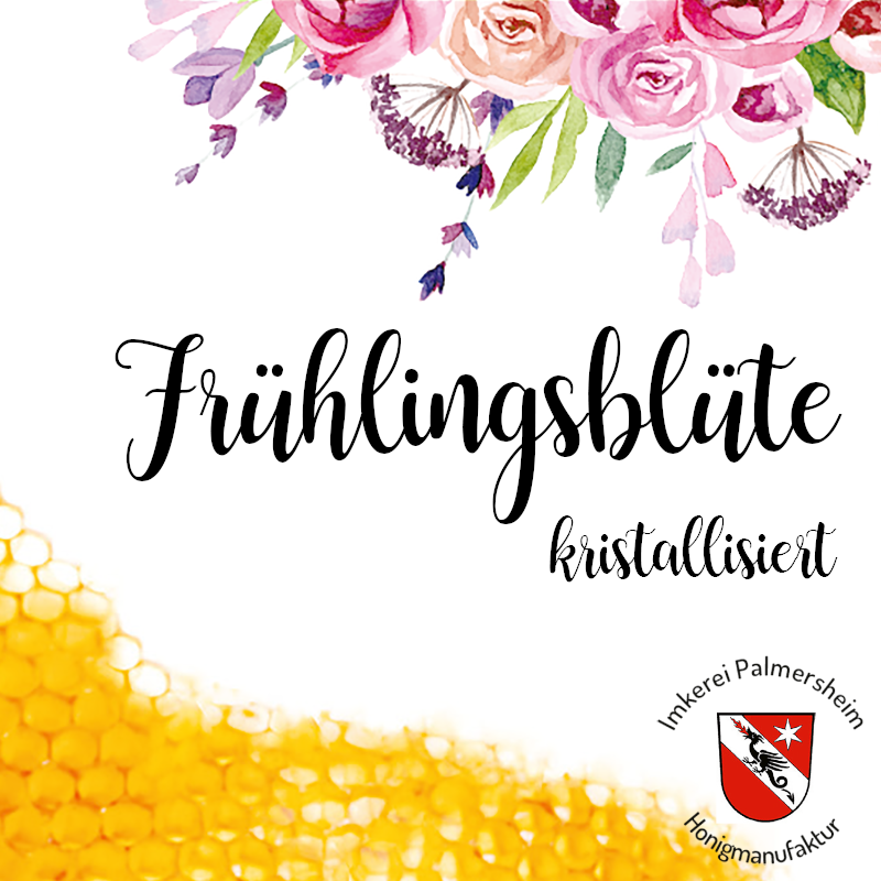 Frühlingsblütenhonig kristallisiert